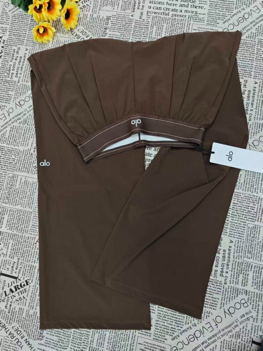 🏆Alo Yoga Suit Up Trouser Espress Brown (Regular) Casual/Formal/Daily🤎 - Picture 1 of 8